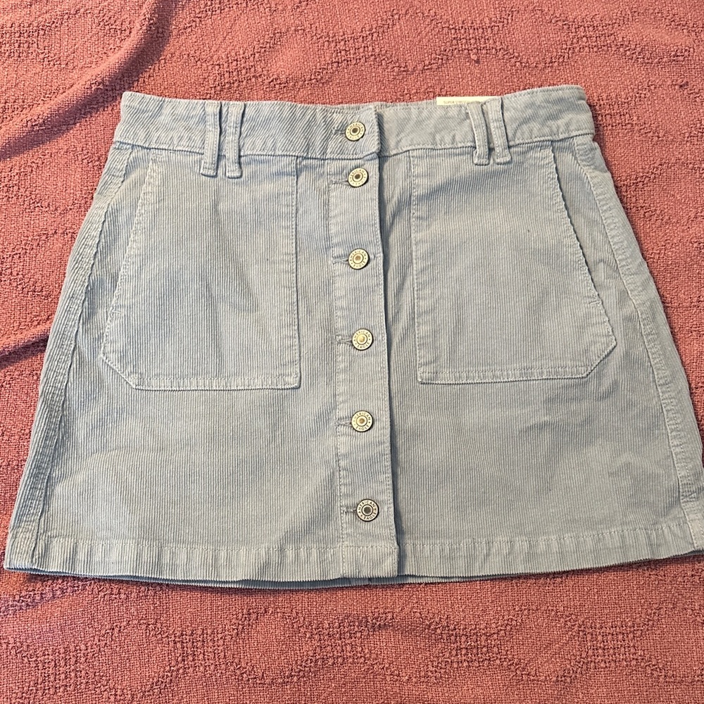 AE Button-Front Women's Skirt